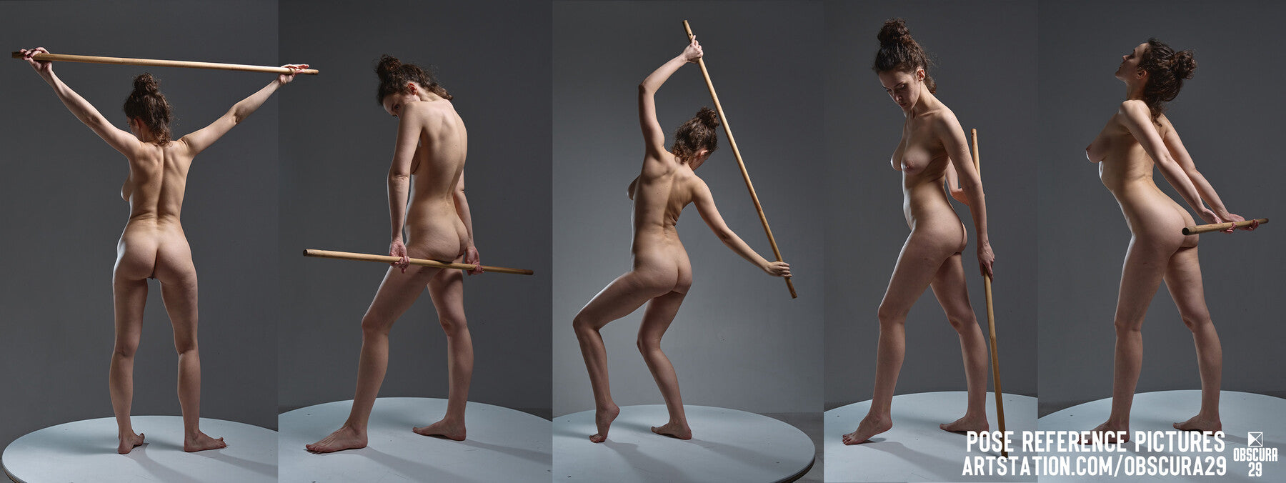 1300 Art Studio Female Poses Part III