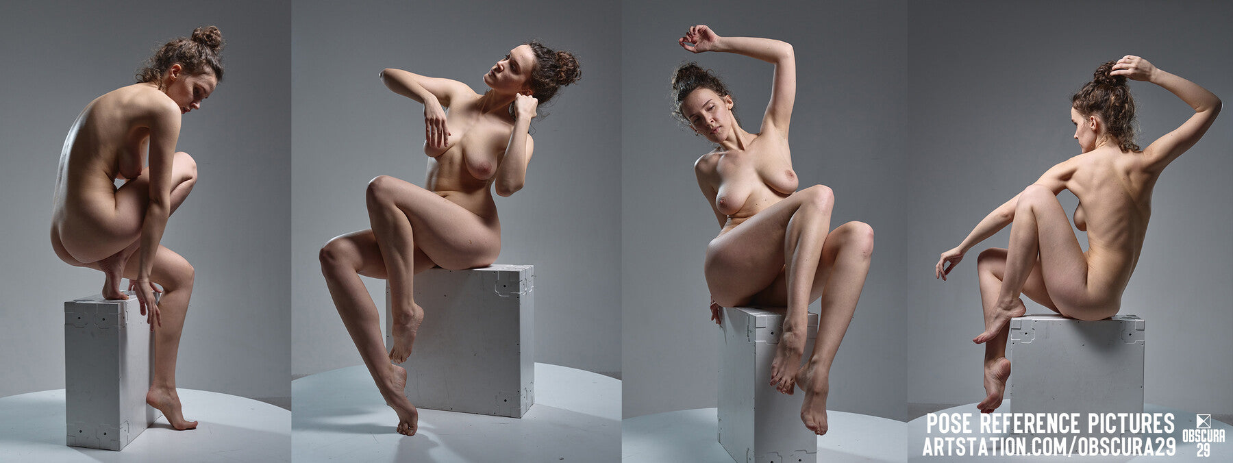 1300 Art Studio Female Poses Part III