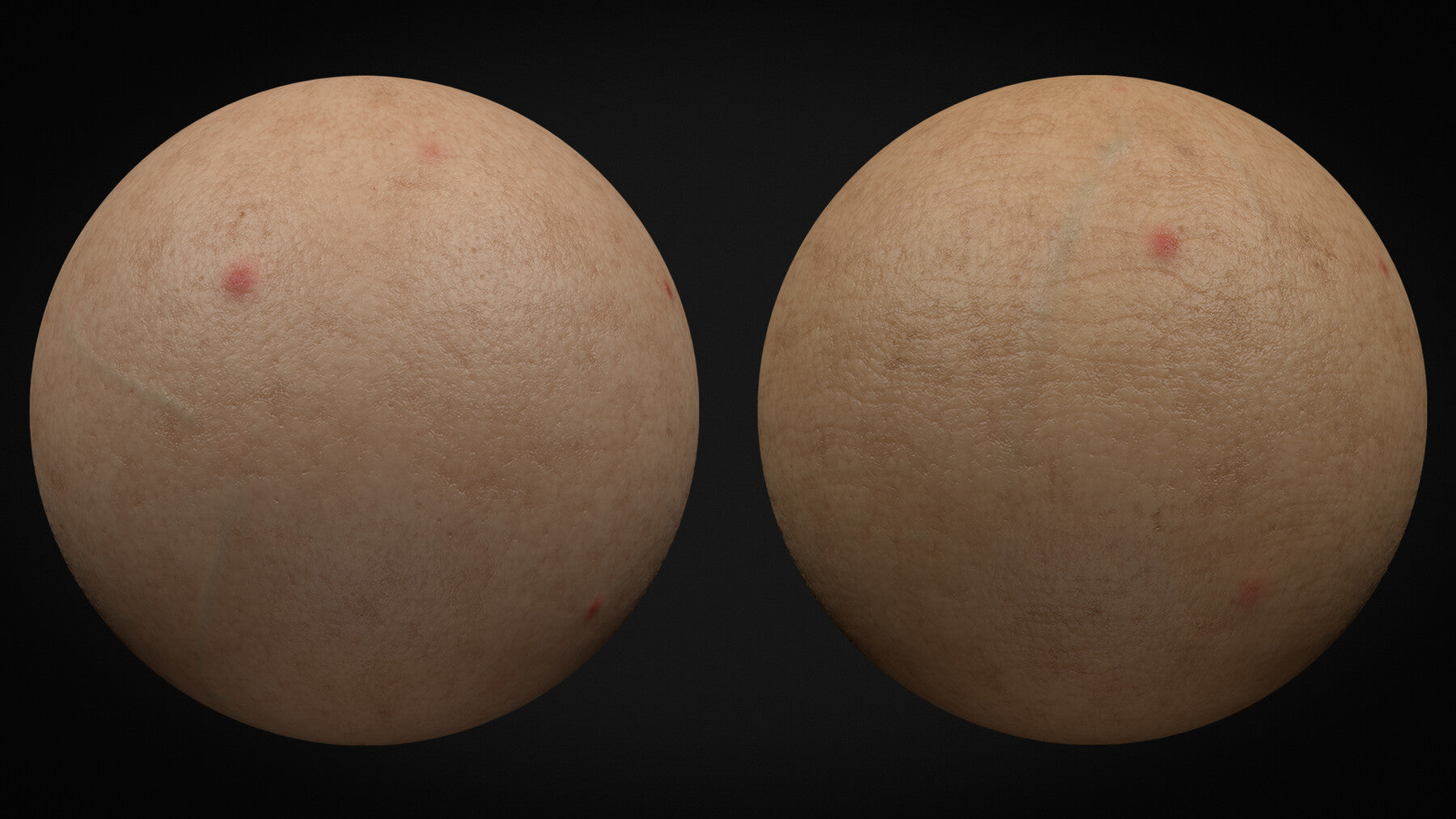 Realistic Human Skin for Substance Painter and More