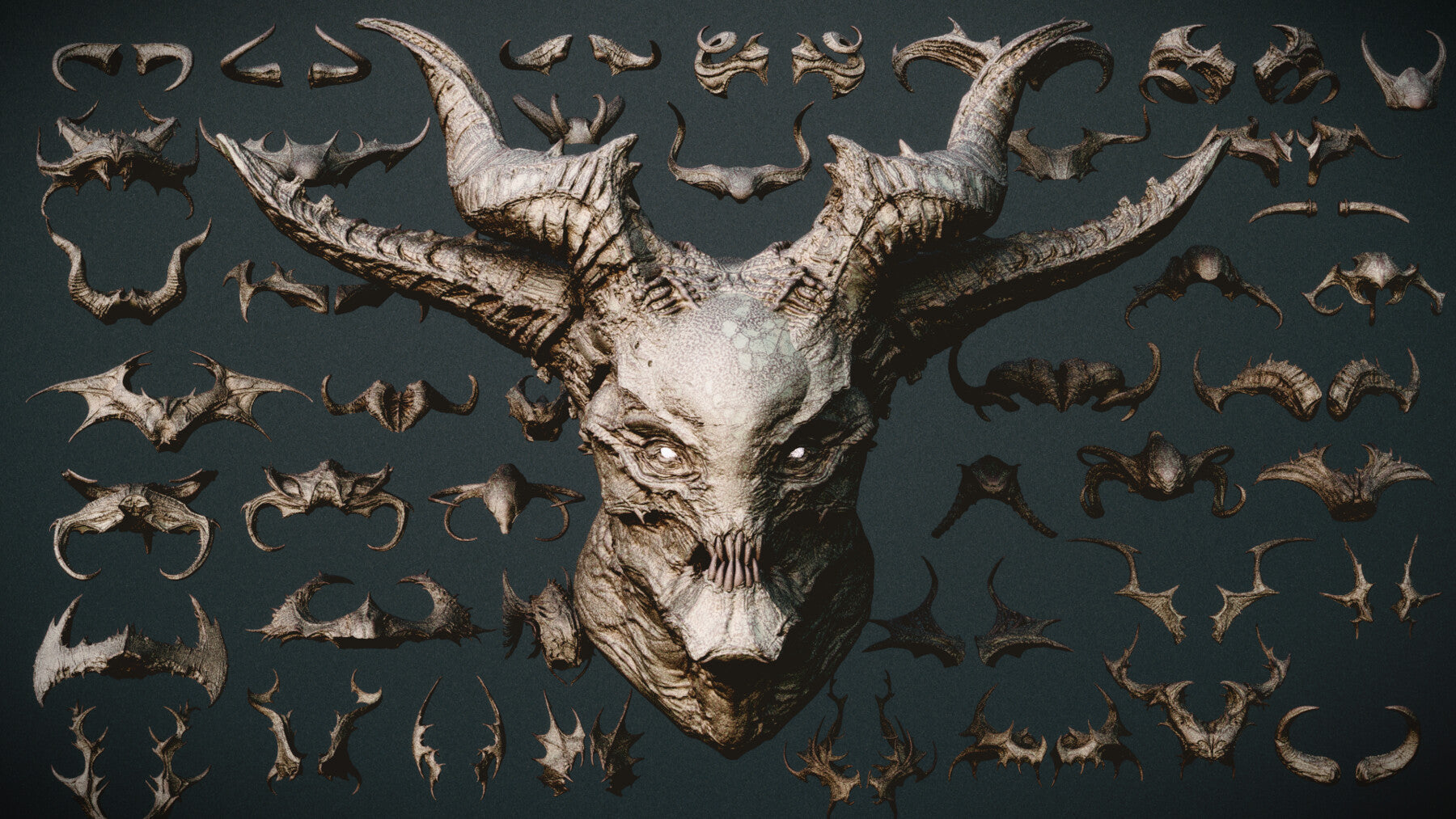 Horns Volume 2 : 65 Horns for quick design and kitbashing