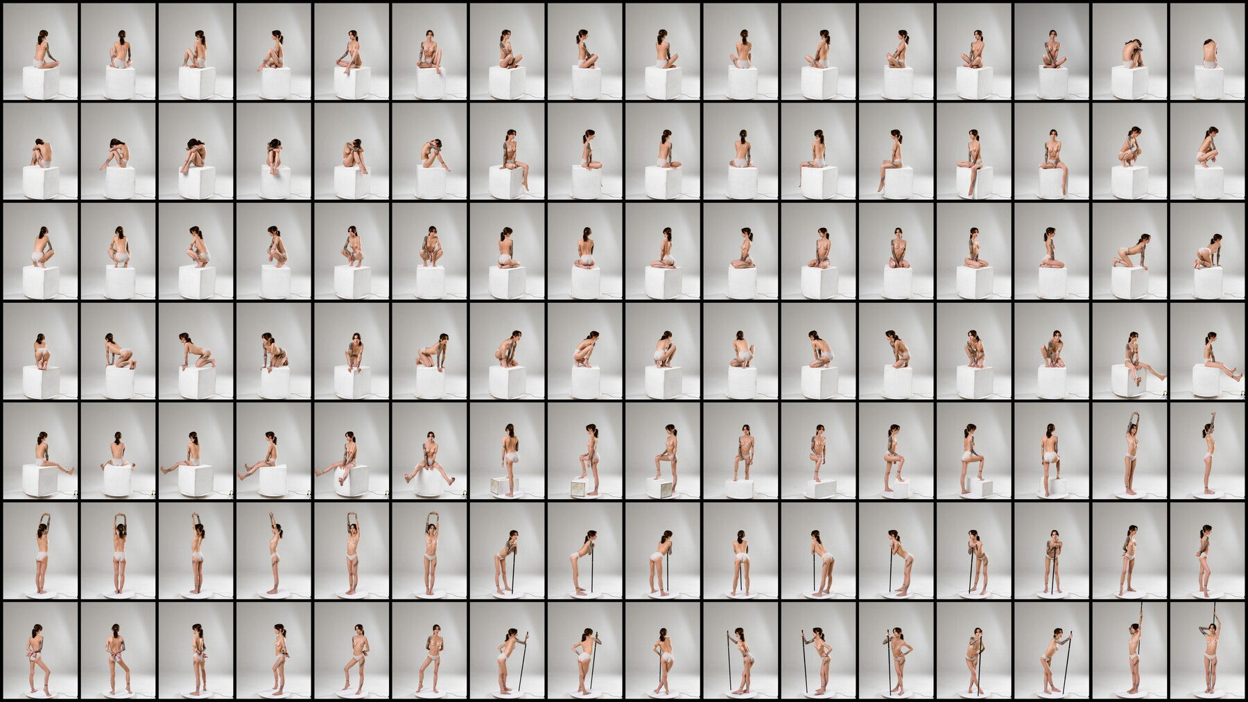 300+ Sketching Poses in 360 - Reference for Artists