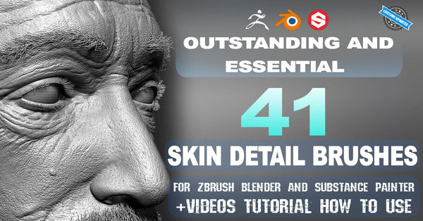 FACE KIT - Likeness Sculpting Tool Set for Substance Painter Zbrush and Blender [Peep at the trailer]