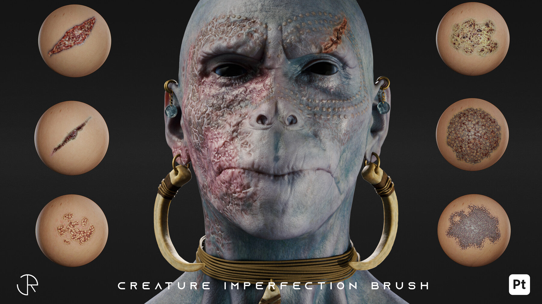 Creature Imperfection Brush Smart Materials For Substance Painter