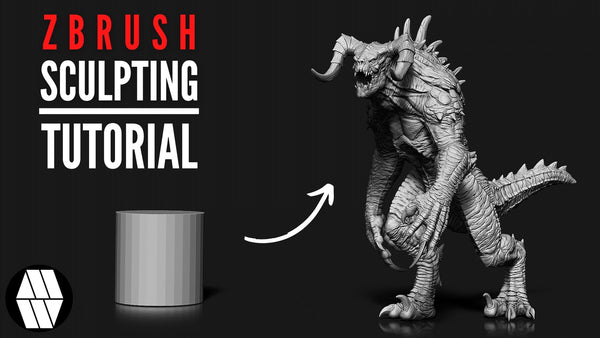 MLW Creative - ZBRUSH Sculpting Tutorial - Fallout: 'DeathClaw'