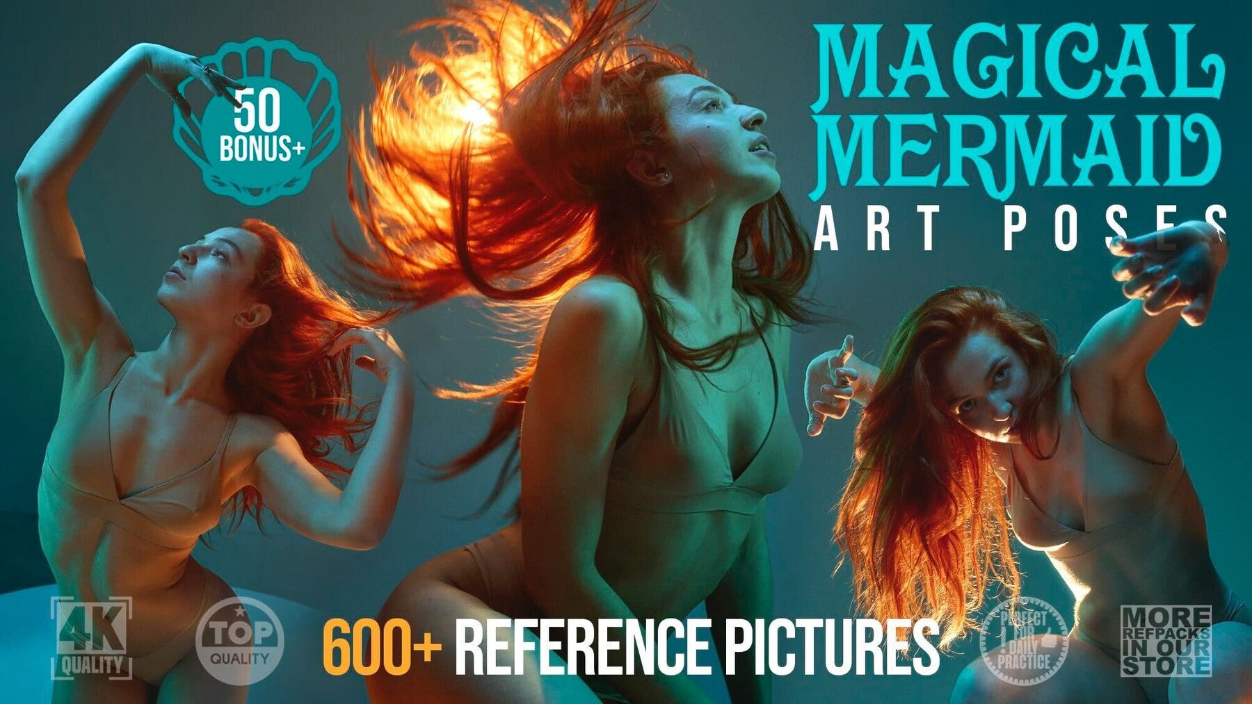 600+ Magical Mermaid Art Poses