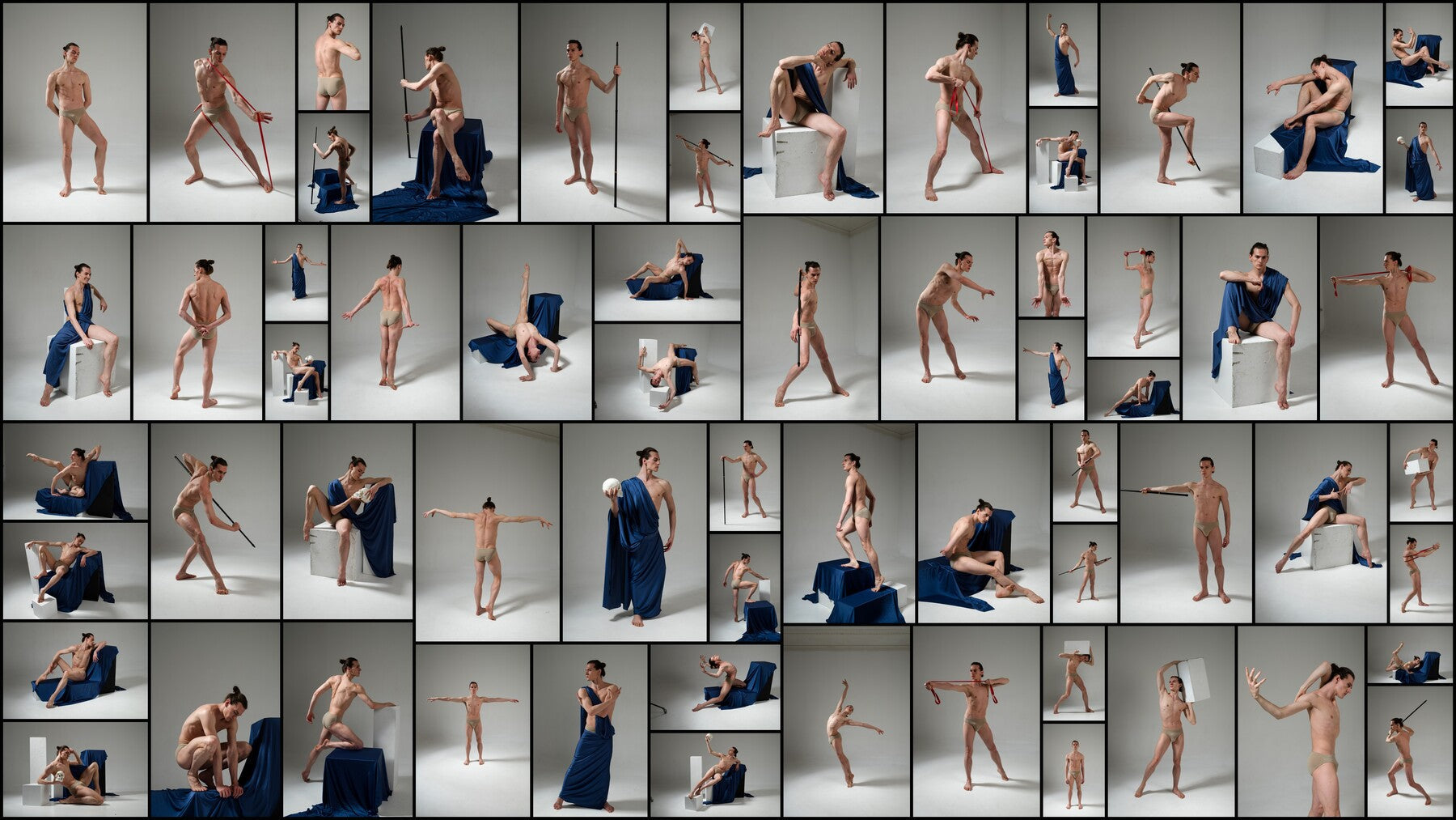 500+ Academic Male Poses - Reference Image