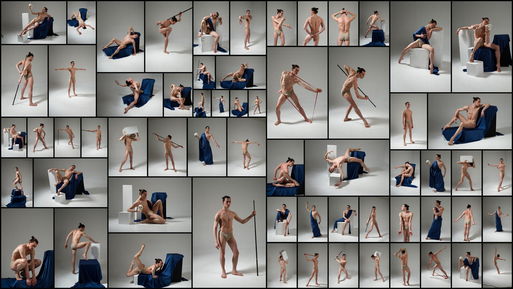 500+ Academic Male Poses - Reference Image