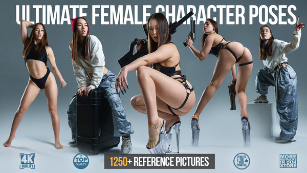 1250+ Ultimate Female Character Poses