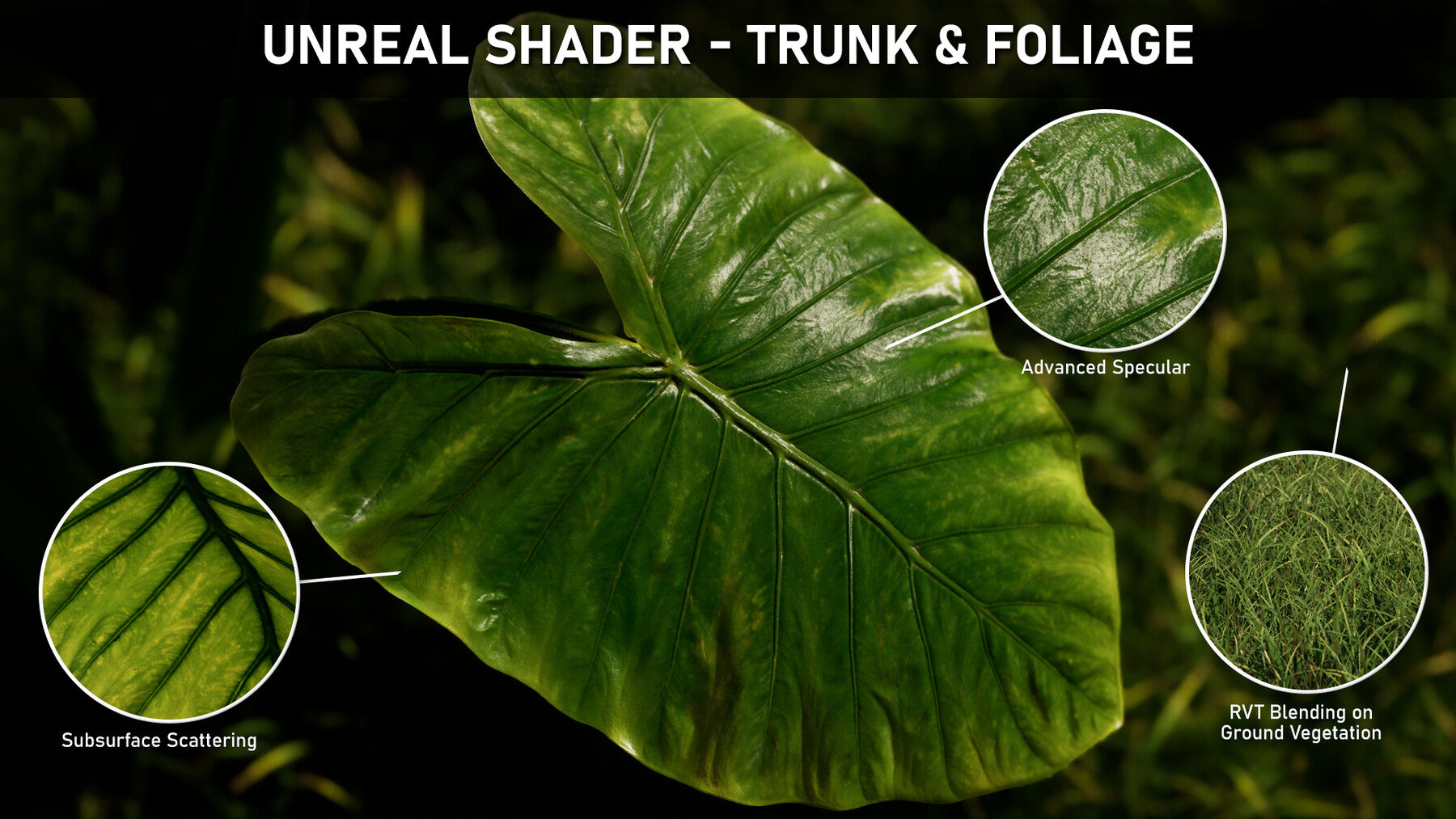 Unreal Shader - Trunk & Foliage