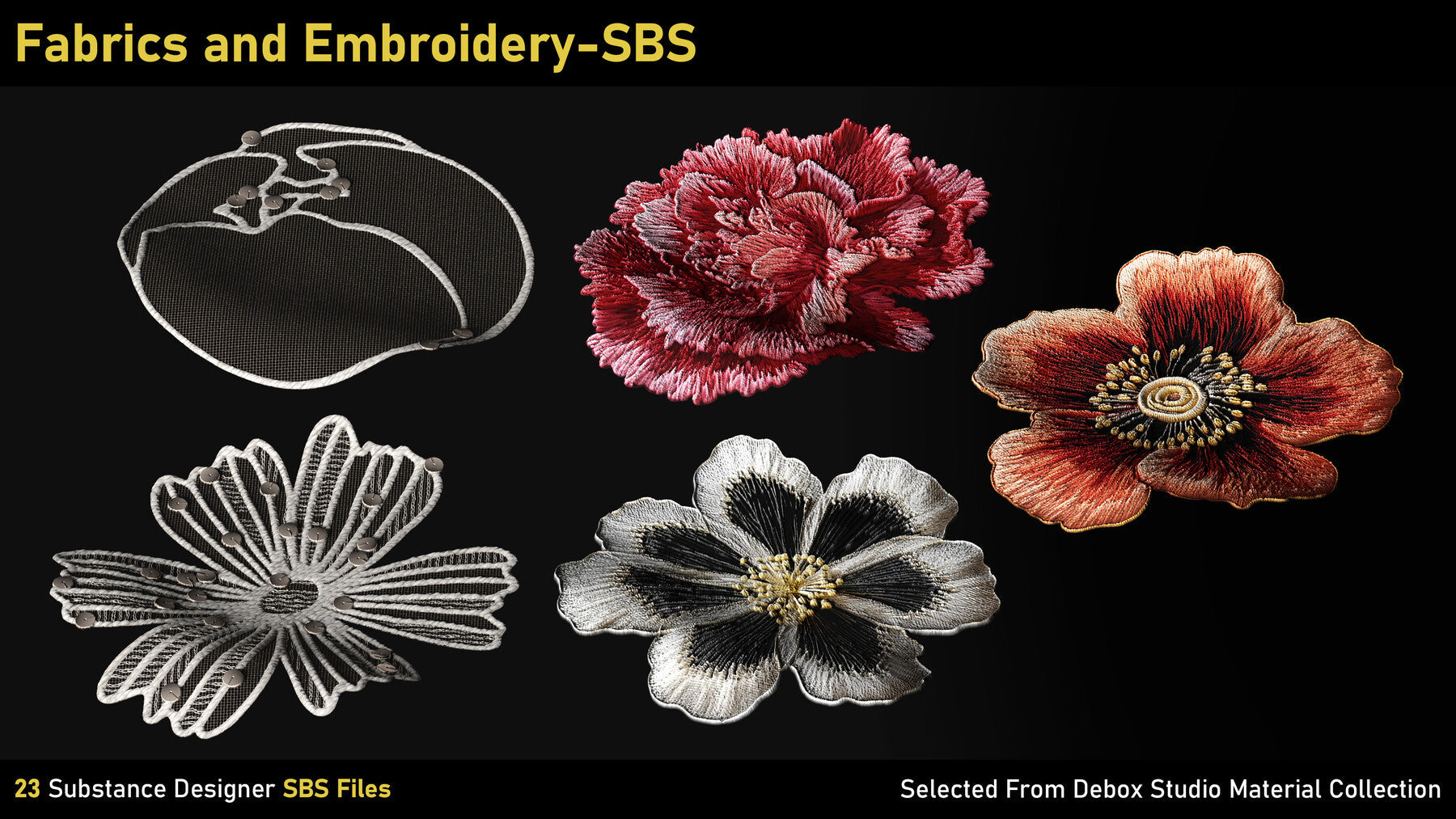 Fabrics and Embroidery-SBS Files