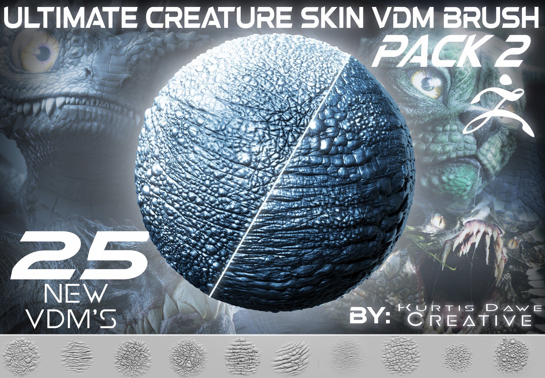 Ultimate Creature Skin, Bumps, Wrinkles VDM *PACK 2*