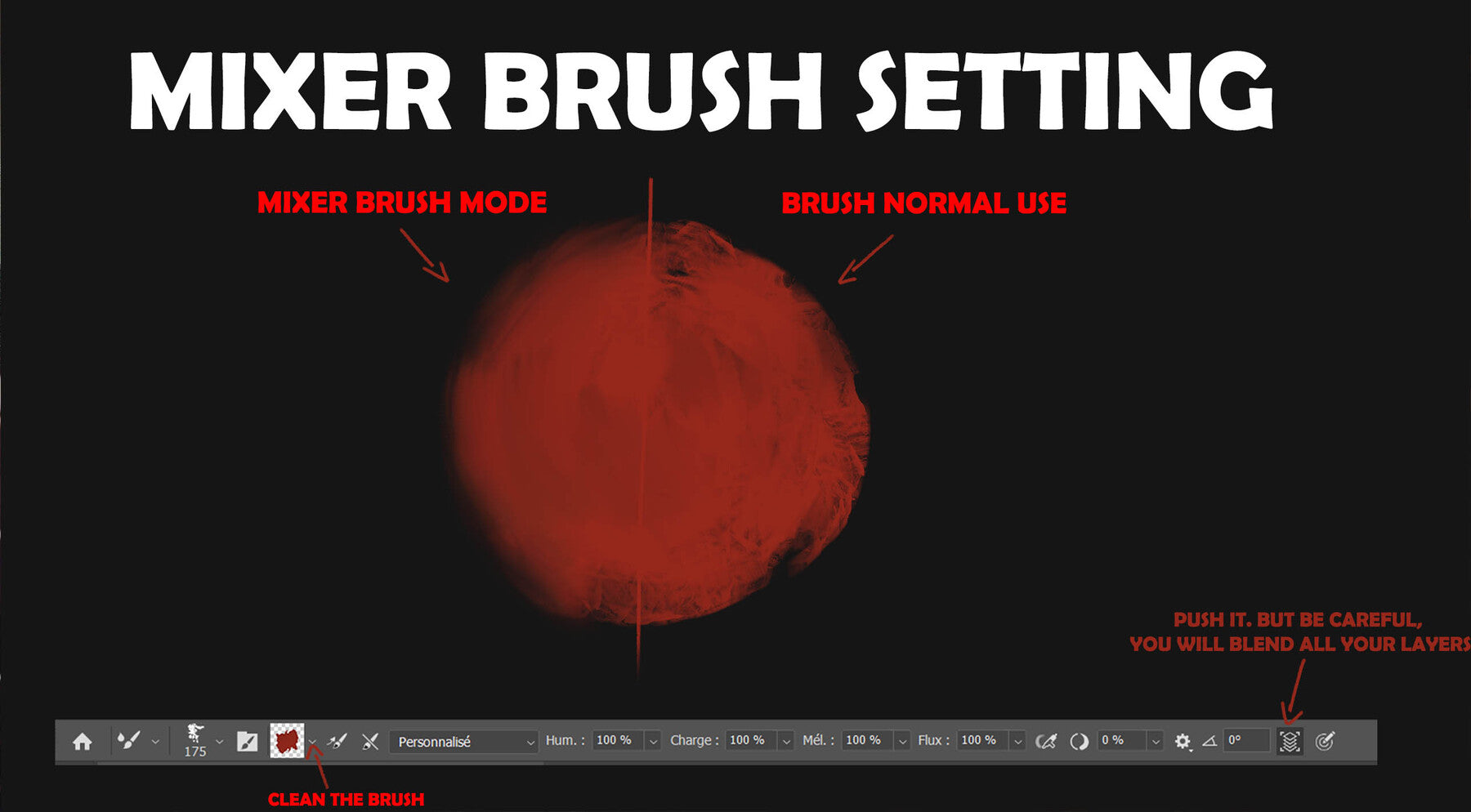 Brush Pack 2024 n°5 for Photoshop and Procreate ( + 1 Bonus Timelapse process inside )