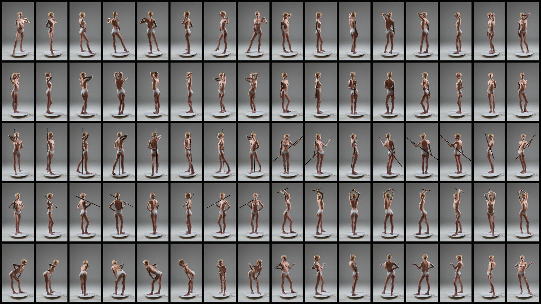 390+ Different Light 360 - Sketching Female Poses