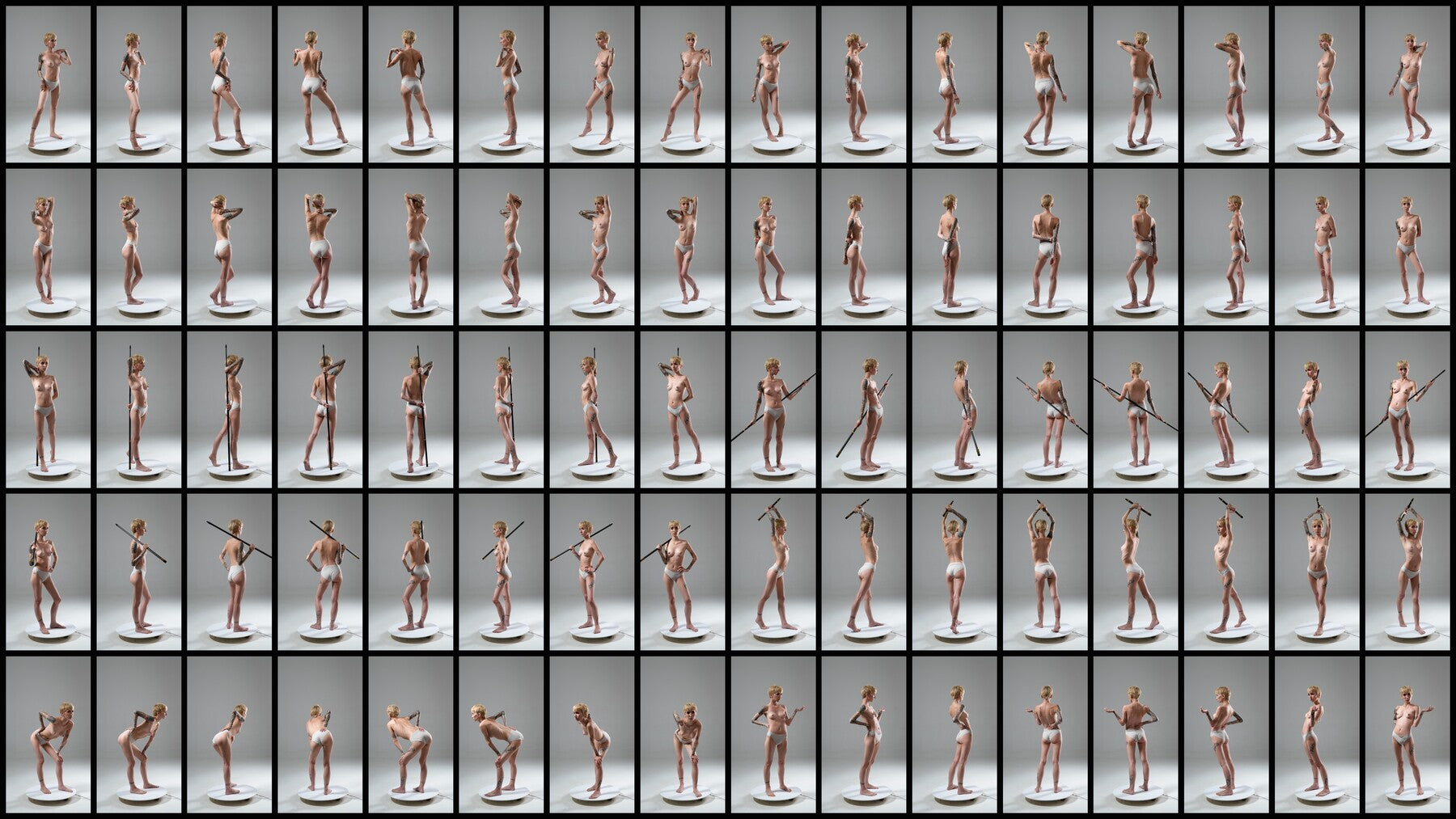 390+ Different Light 360 - Sketching Female Poses