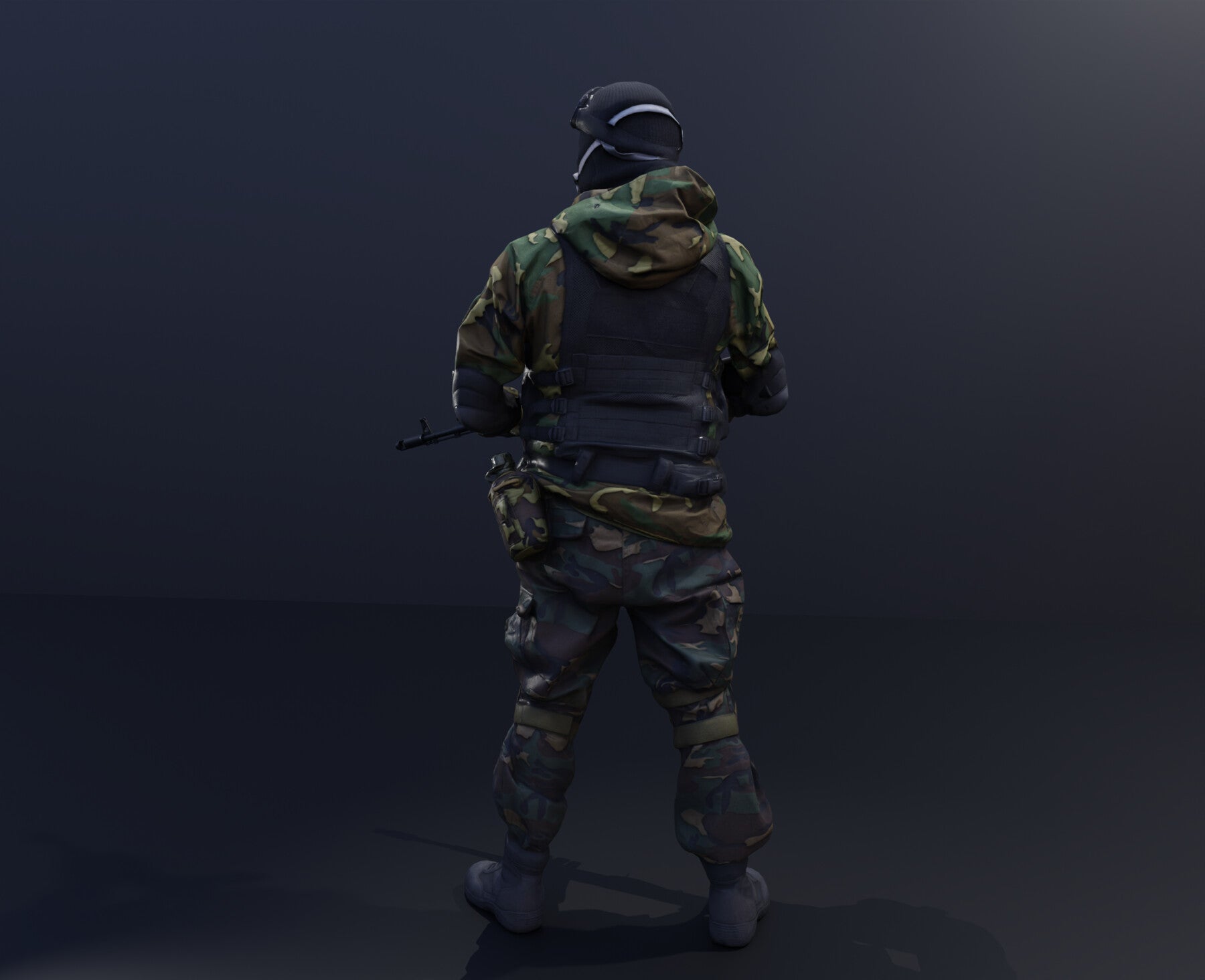 3D Scanned Commando Soldier