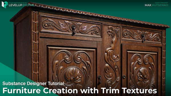 Furniture Creation with Trim Textures | Max Kutsenko