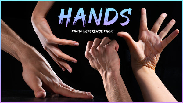 Hands- Photo Reference Pack For Artists 587 JPEGs