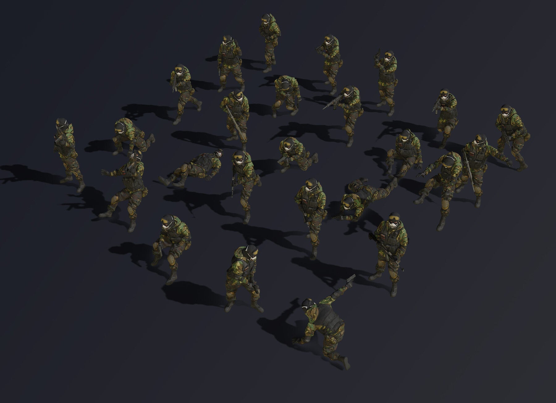 3D Scanned Commando Soldier