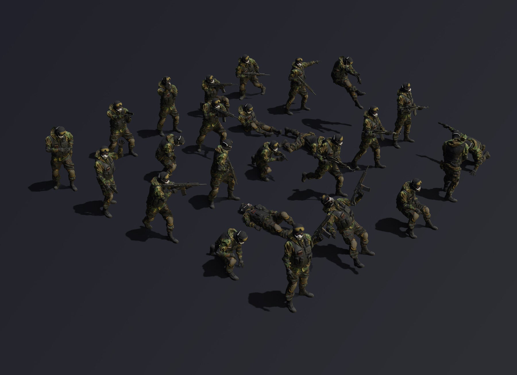 3D Scanned Commando Soldier