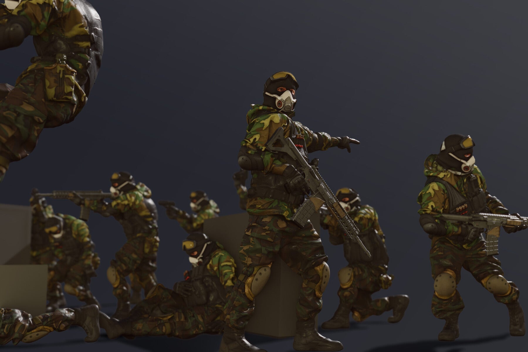 3D Scanned Commando Soldier