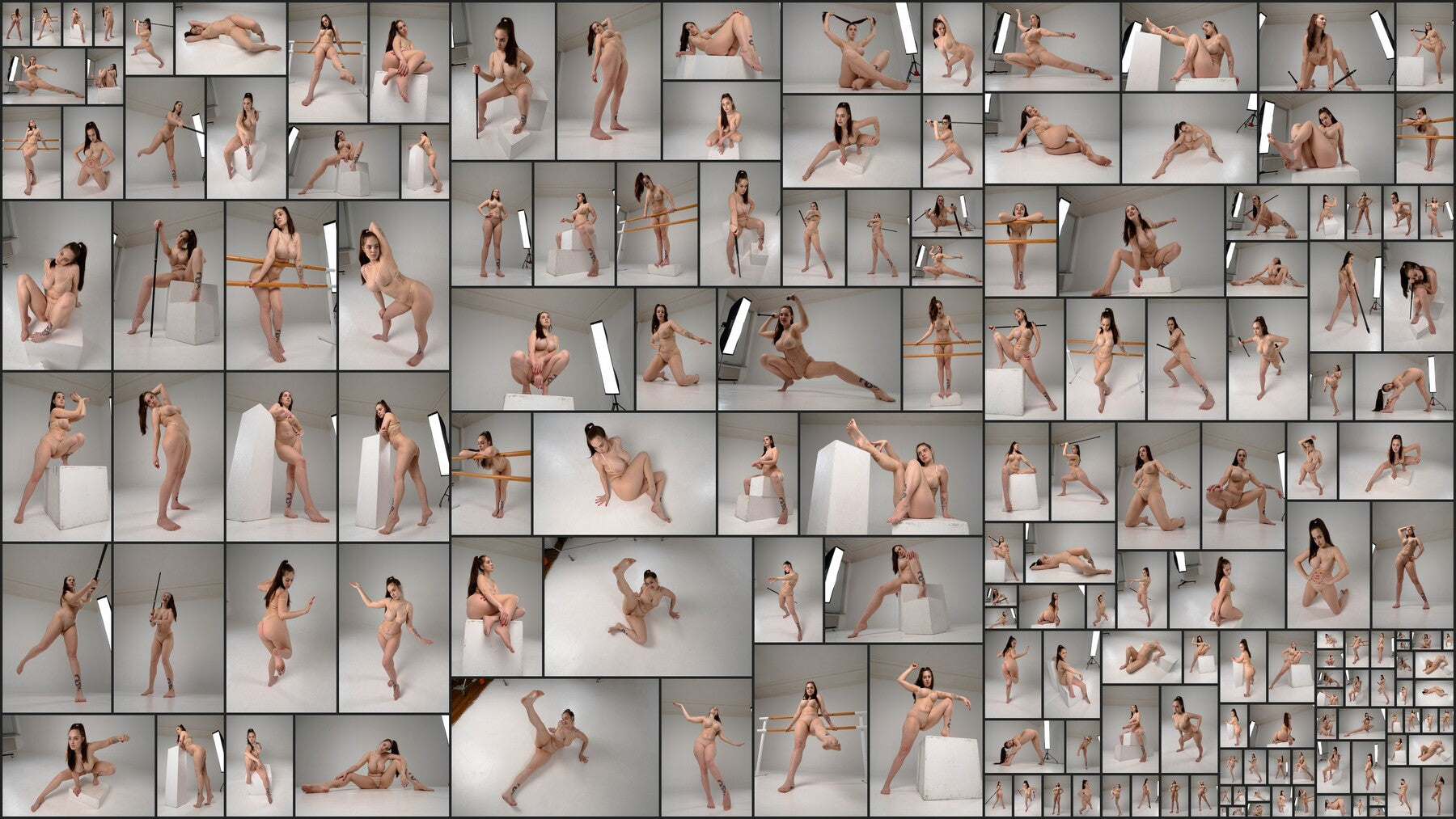 550+ Wide-Angle Female Poses for Sketching and Anatomy Study