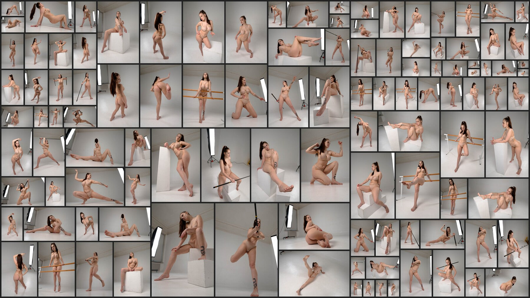 550+ Wide-Angle Female Poses for Sketching and Anatomy Study