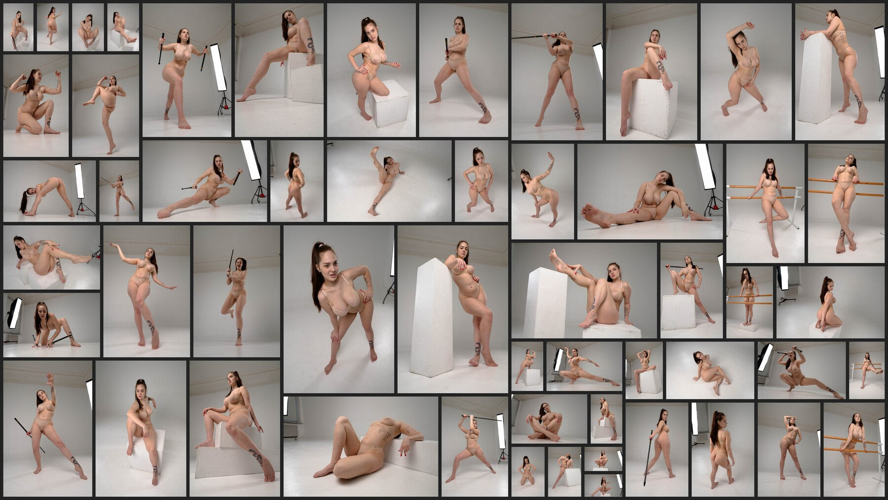 550+ Wide-Angle Female Poses for Sketching and Anatomy Study