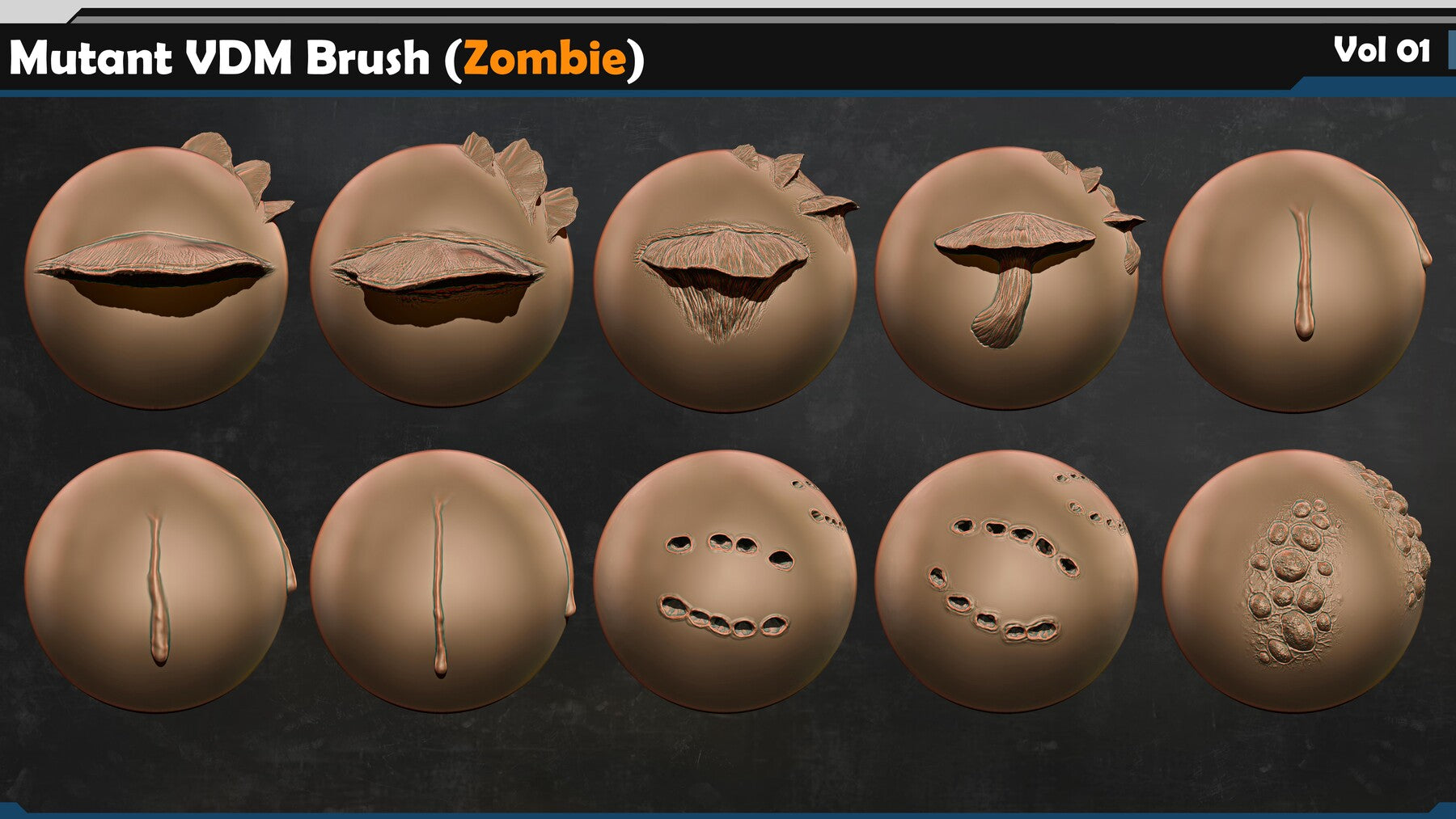 Mutant VDM Brush (Zombie) Vol 01