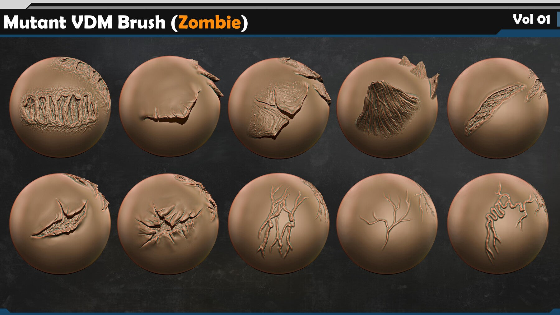 Mutant VDM Brush (Zombie) Vol 01