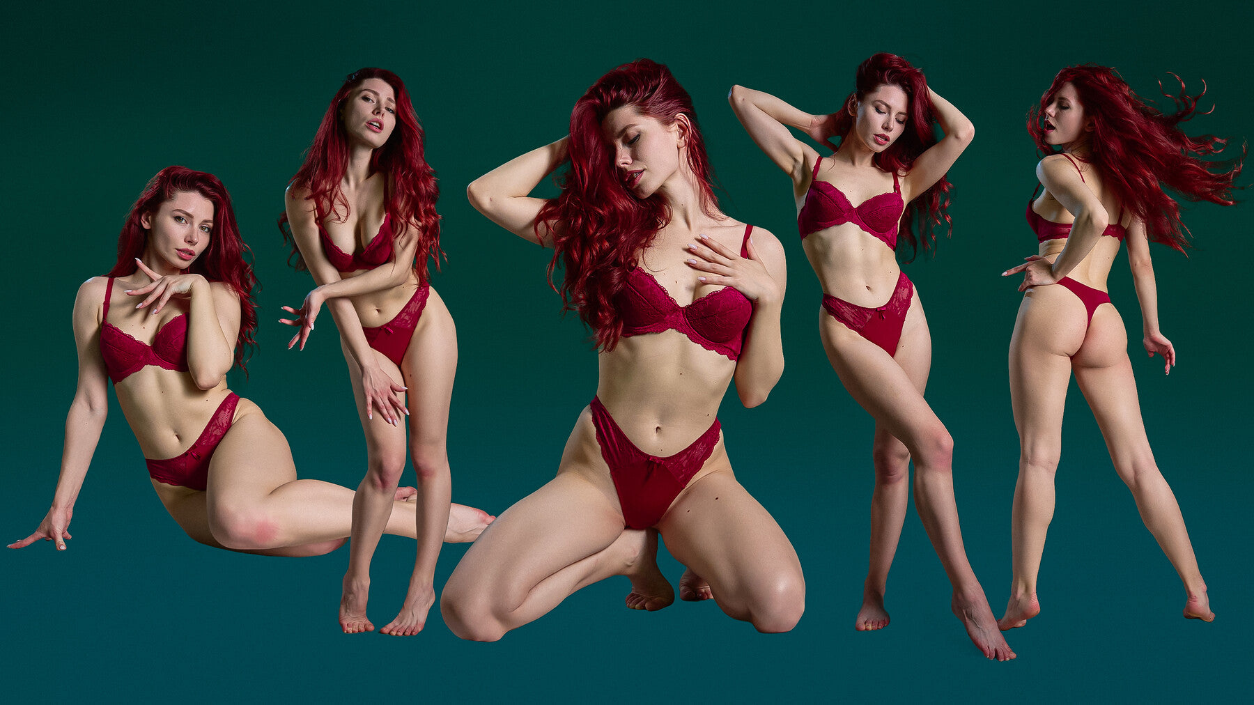 420 Redhead Beauty Poses