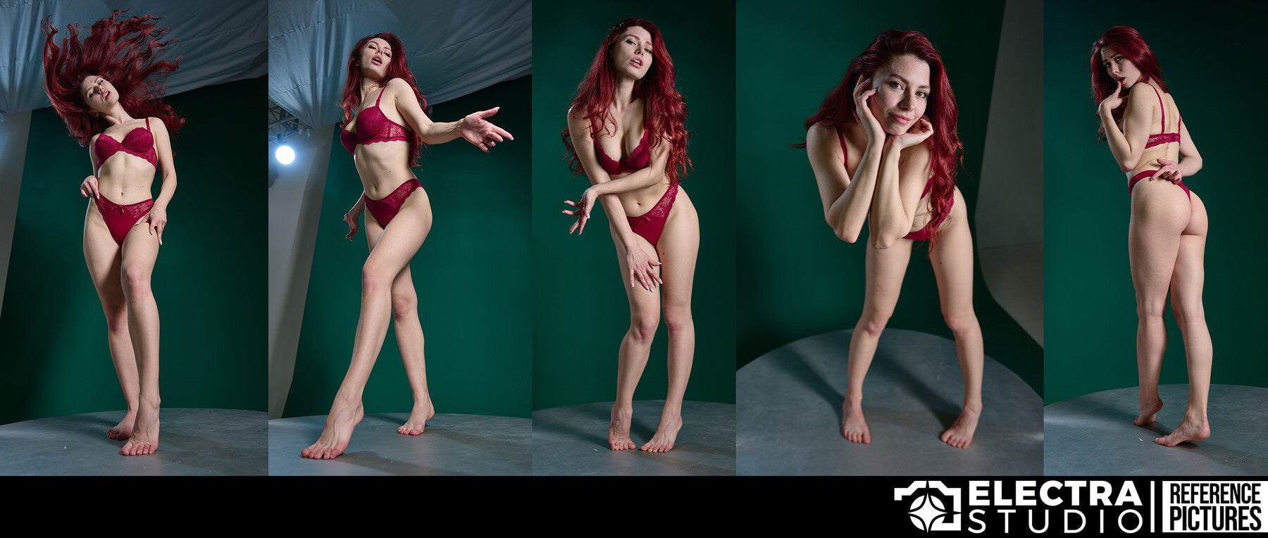 420 Redhead Beauty Poses