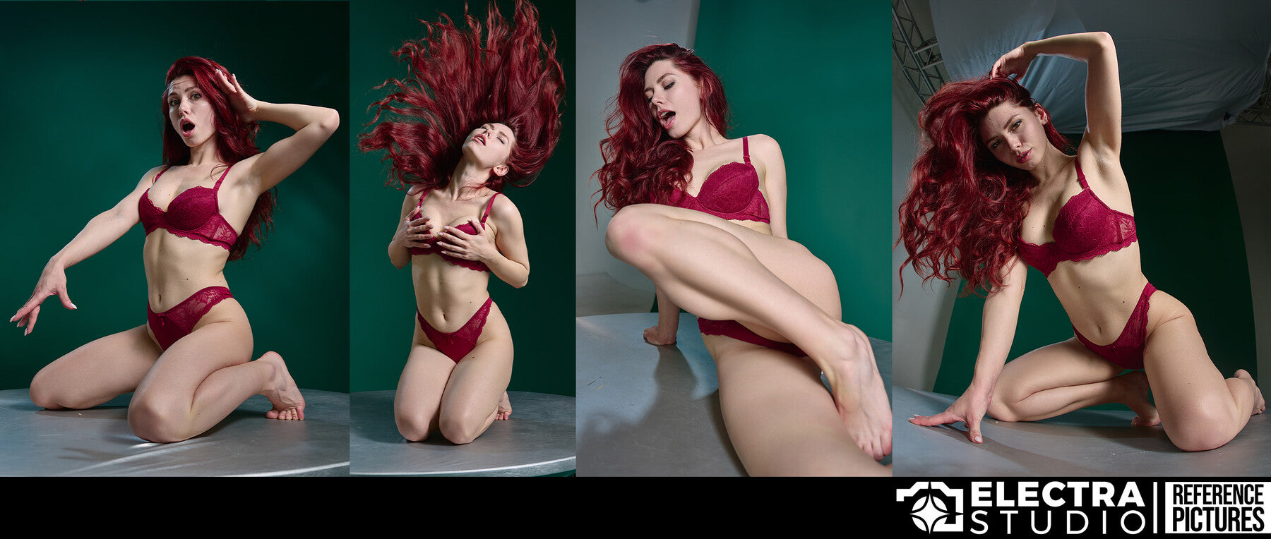 420 Redhead Beauty Poses