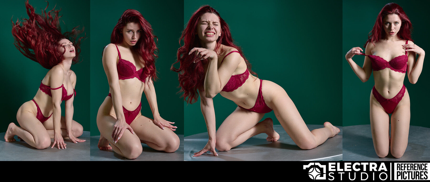 420 Redhead Beauty Poses