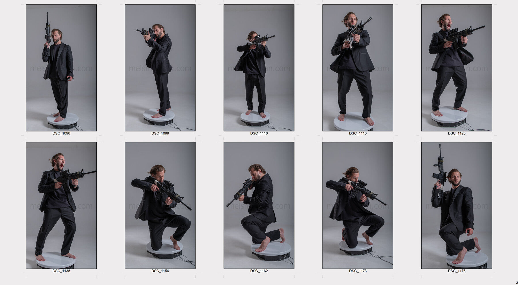 John Wick Combat Shooting and Fighting Poses [750+ Reference Images]