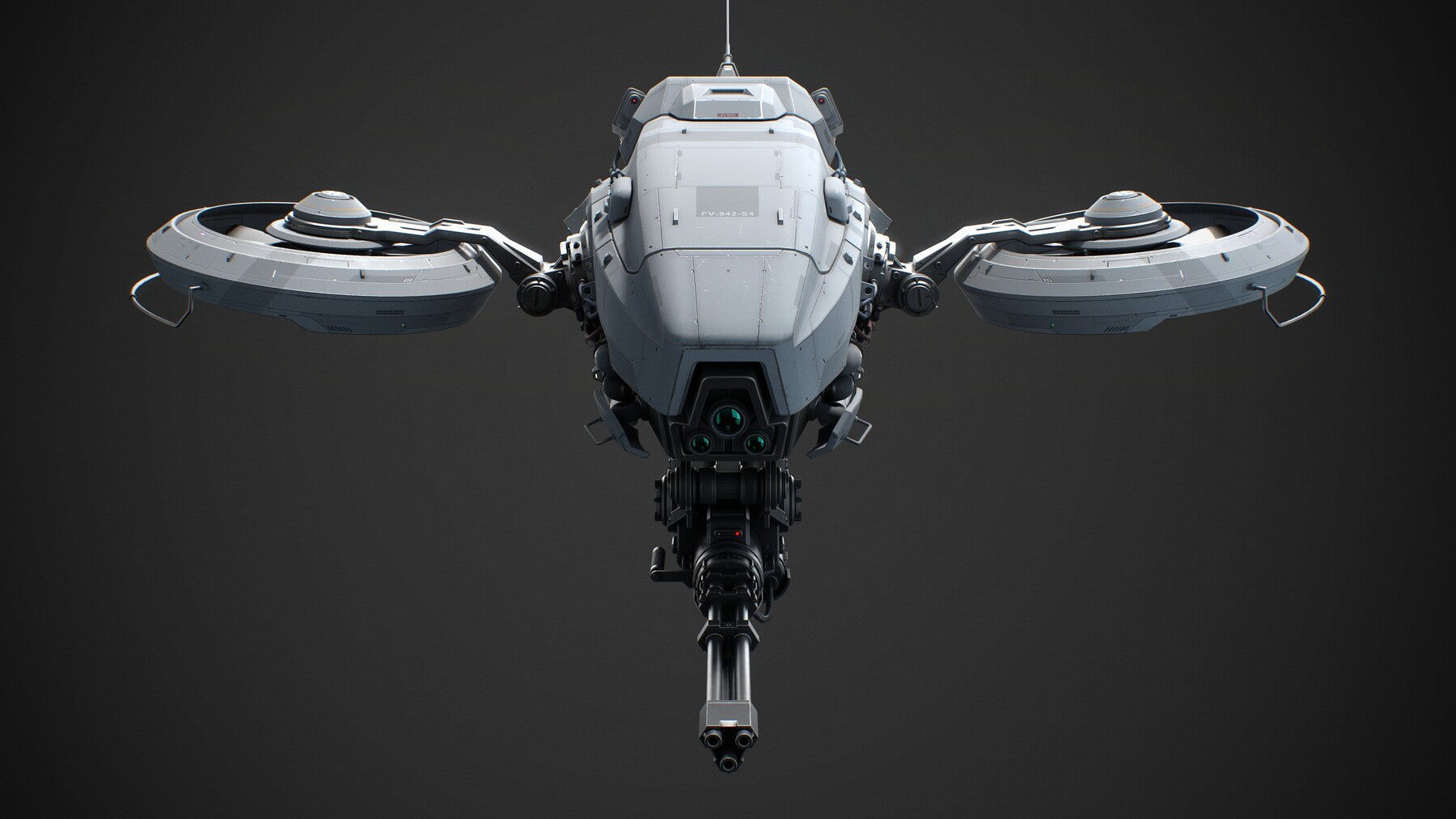 Sci-Fi Vehicle Series-Drone 02-PBR