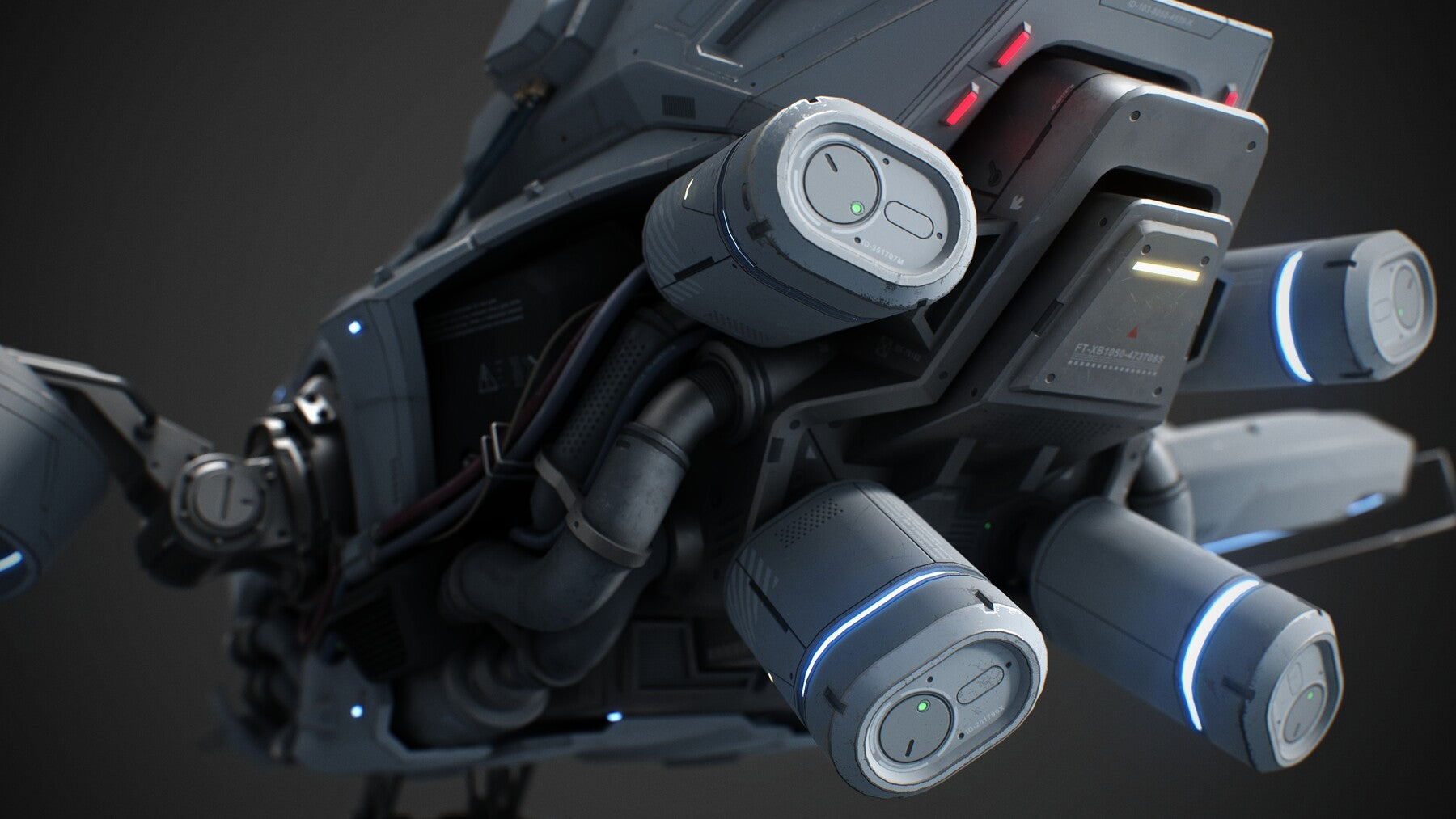 Sci-Fi Vehicle Series-Drone 02-PBR