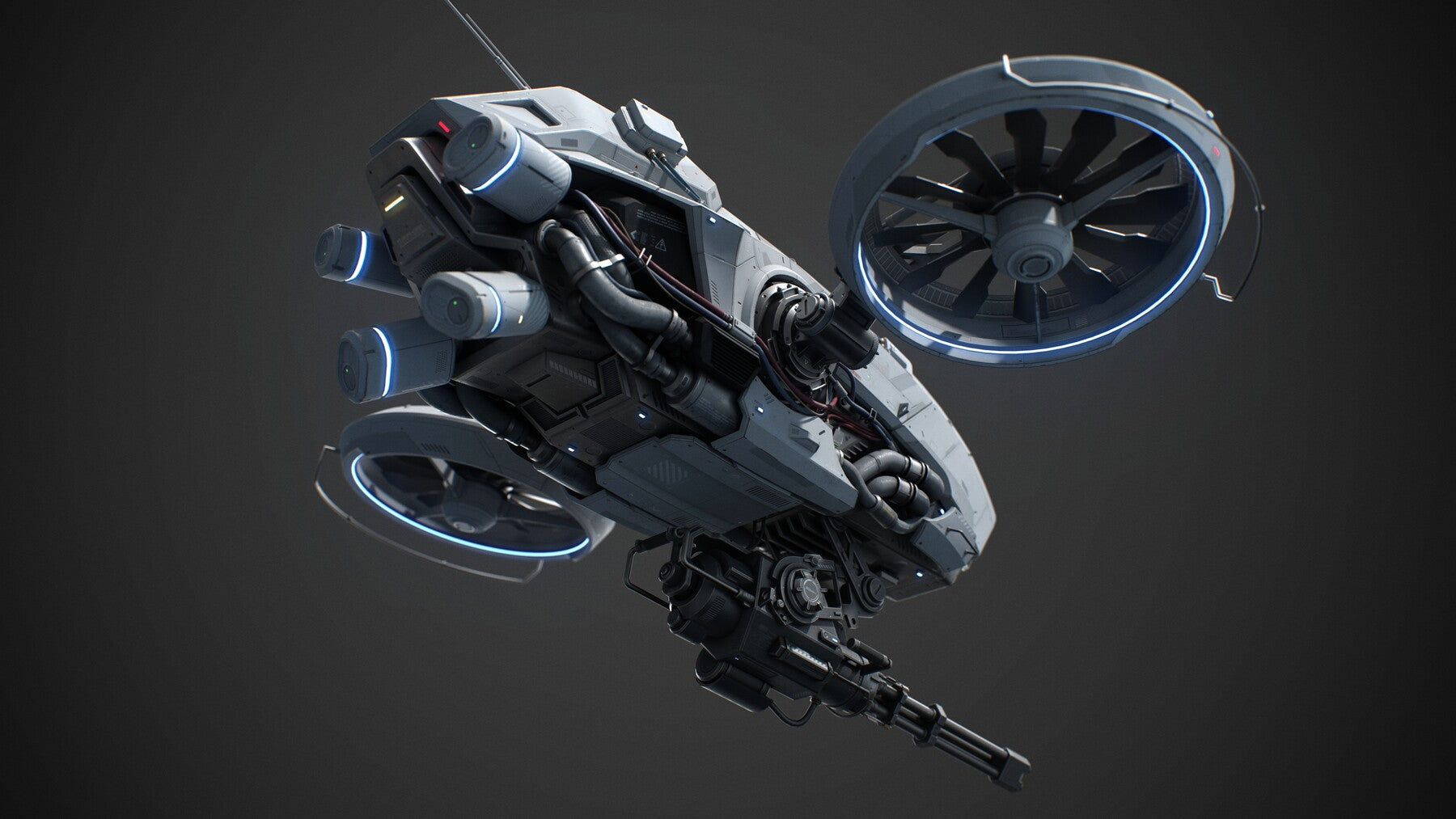 Sci-Fi Vehicle Series-Drone 02-PBR