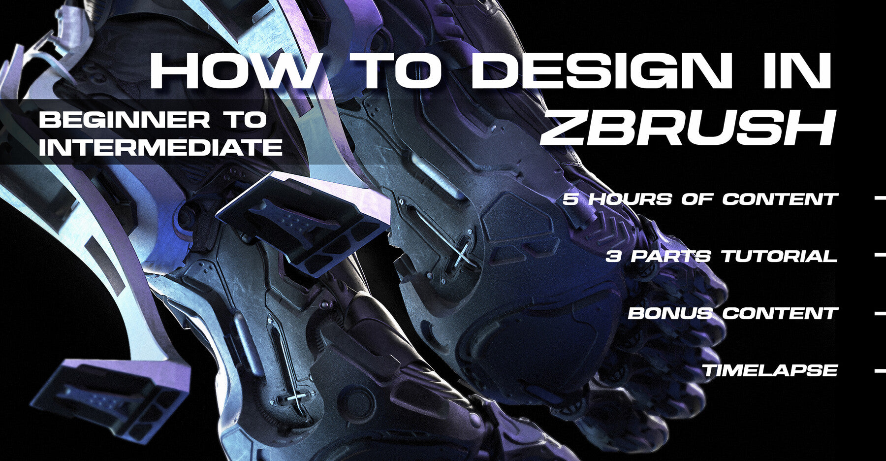 How To Design Hard Surface in Zbrush