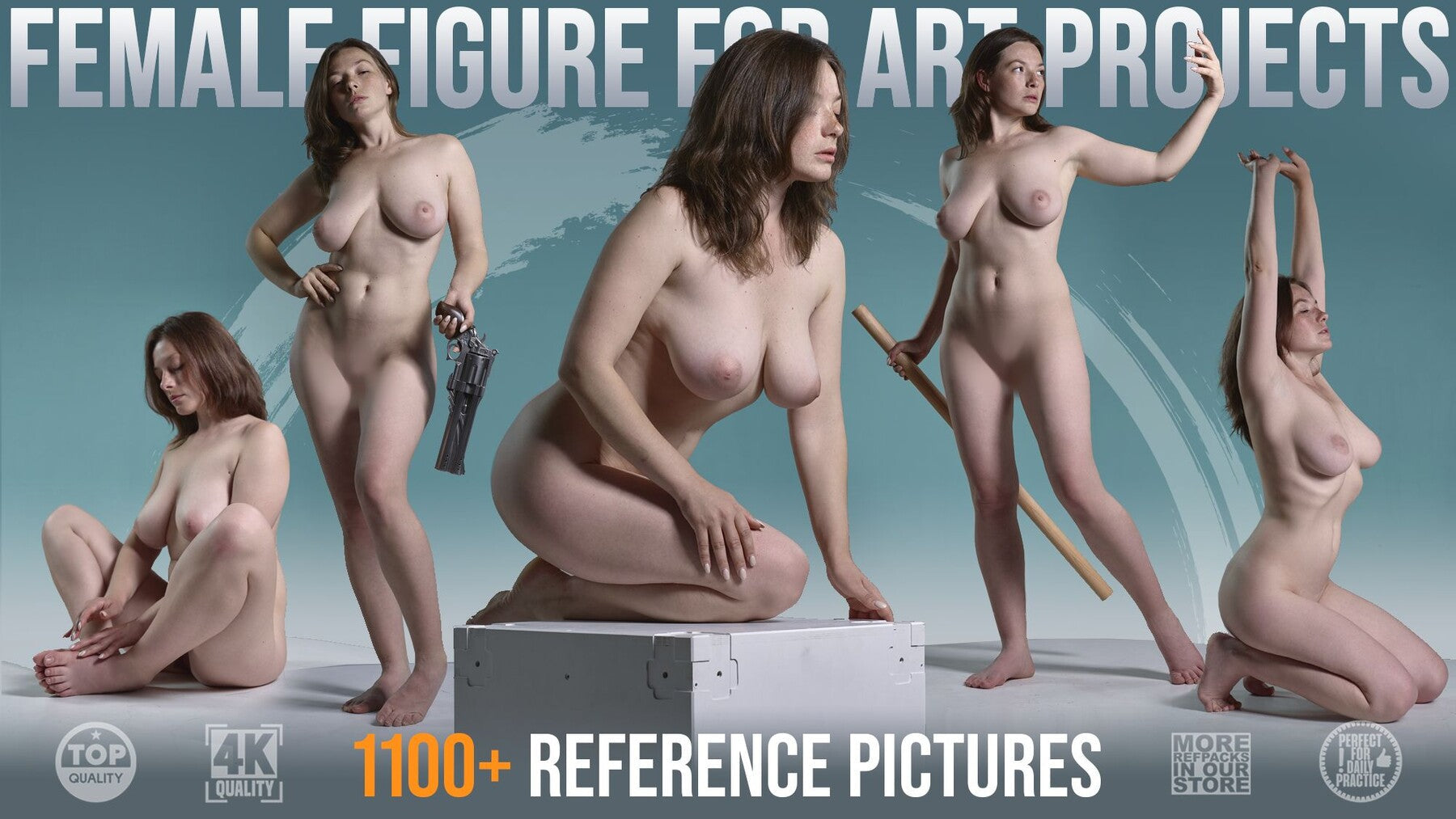 1100+ Female Figure for Art Projects