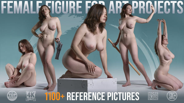 1100+ Female Figure for Art Projects