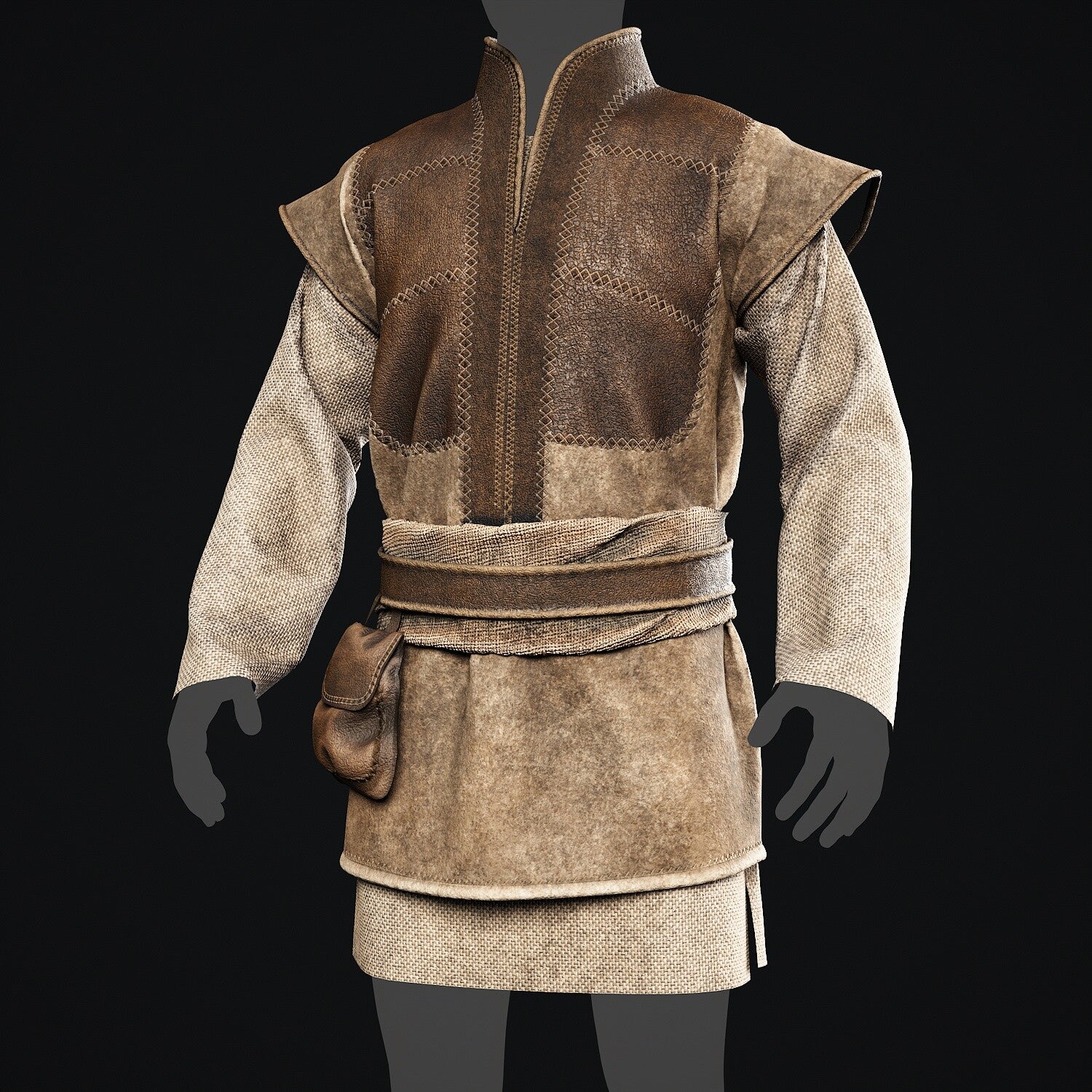 3D Medieval clothes Fbx+ Obj+ Zprj +4K PBR textures