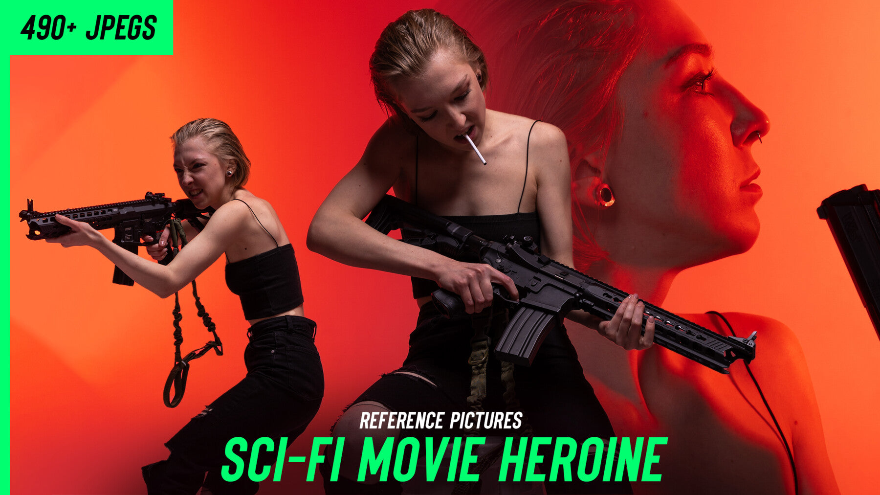 490+ Sci-Fi Movie Heroine Poses Pt. I