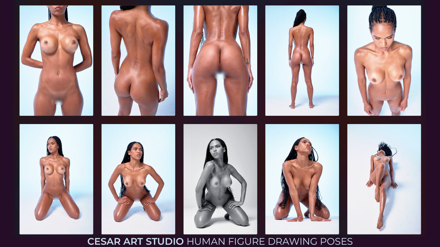 600+ Female Figure Poses - Nath Liquid Essence