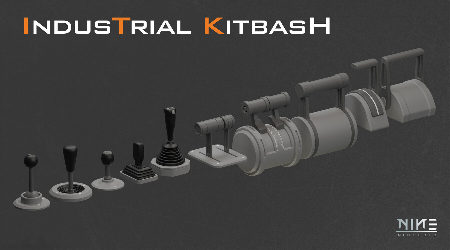 industrial Kitbash-V3- Control panel details