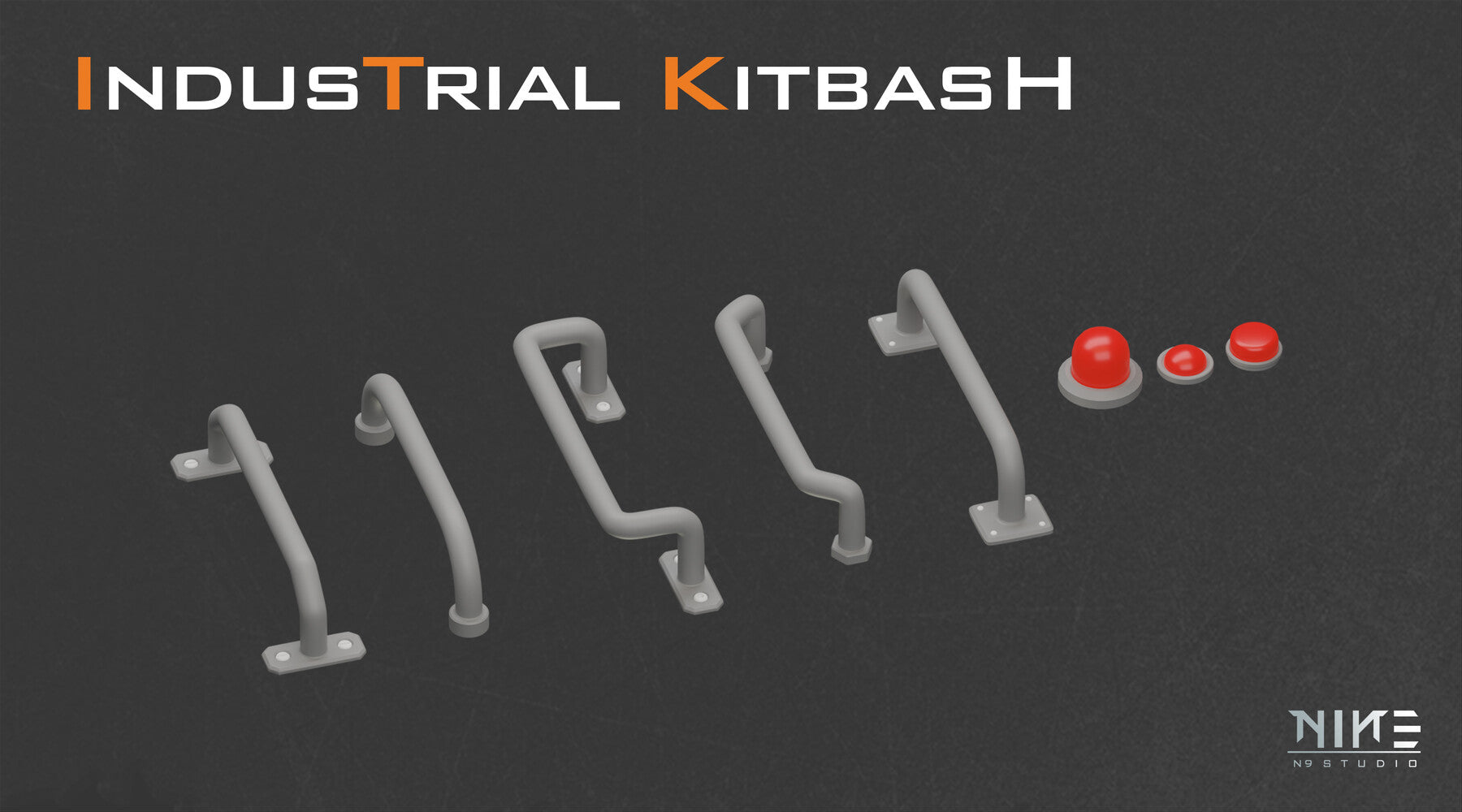 industrial Kitbash-V3- Control panel details