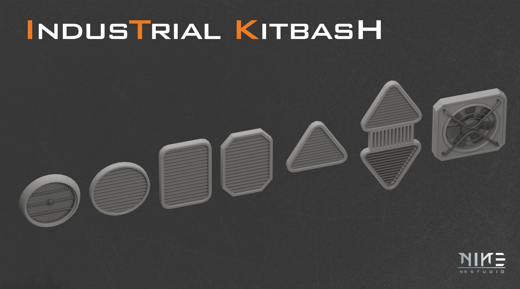 industrial Kitbash-V3- Control panel details