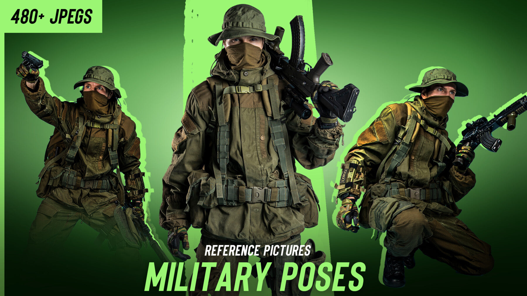 480+ Military Male Poses