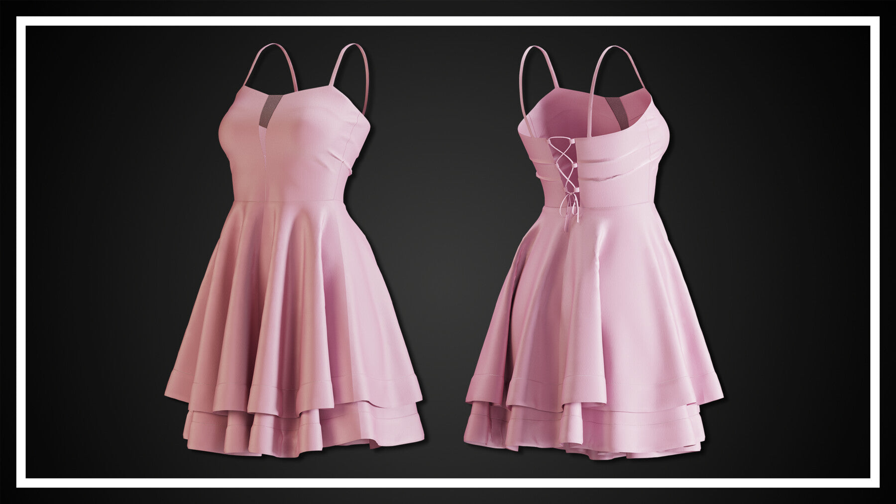 DRESS PACK (CLO3D, MD PROJECTS+OBJ+FBX+.max)