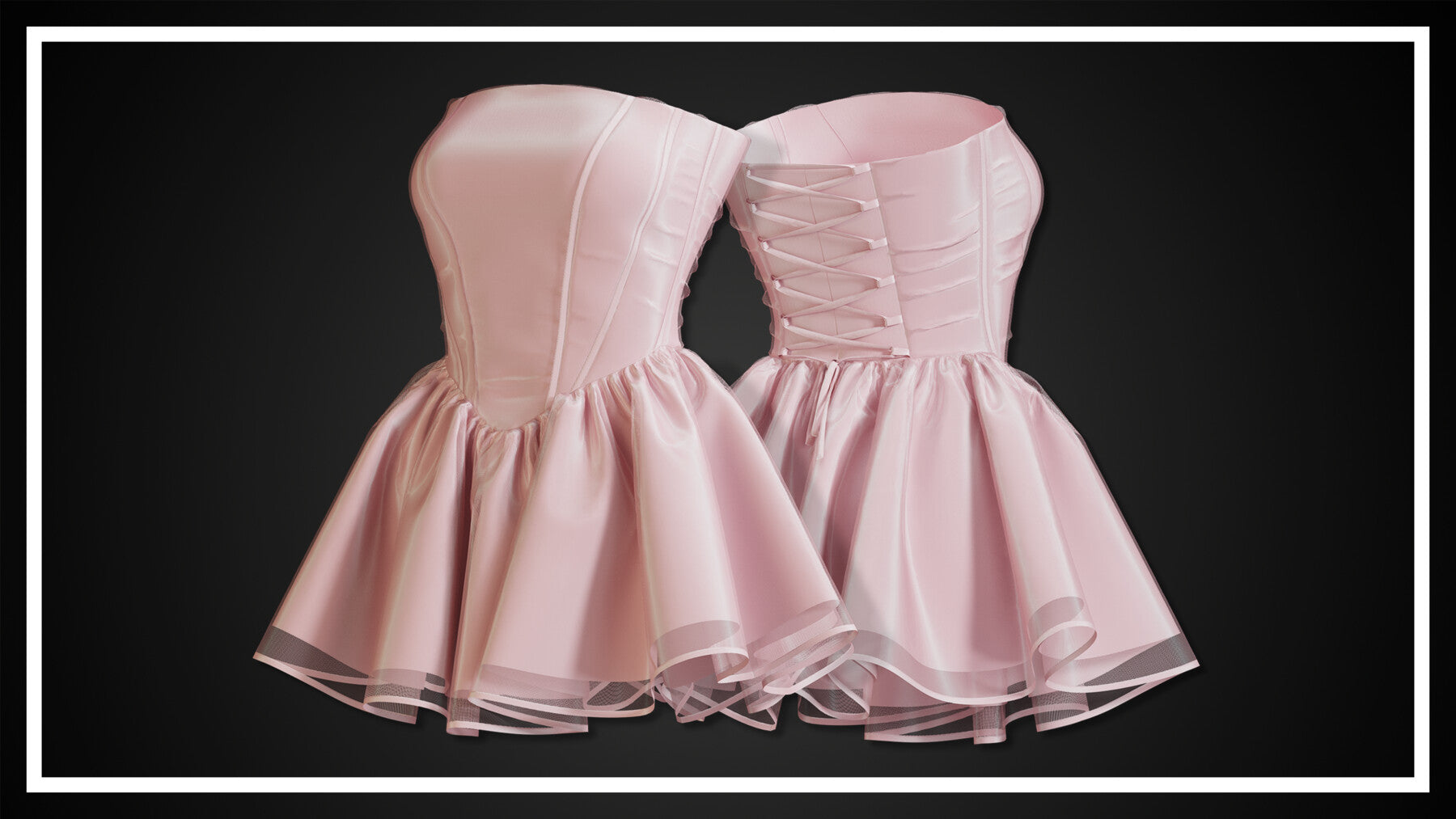 DRESS PACK (CLO3D, MD PROJECTS+OBJ+FBX+.max)