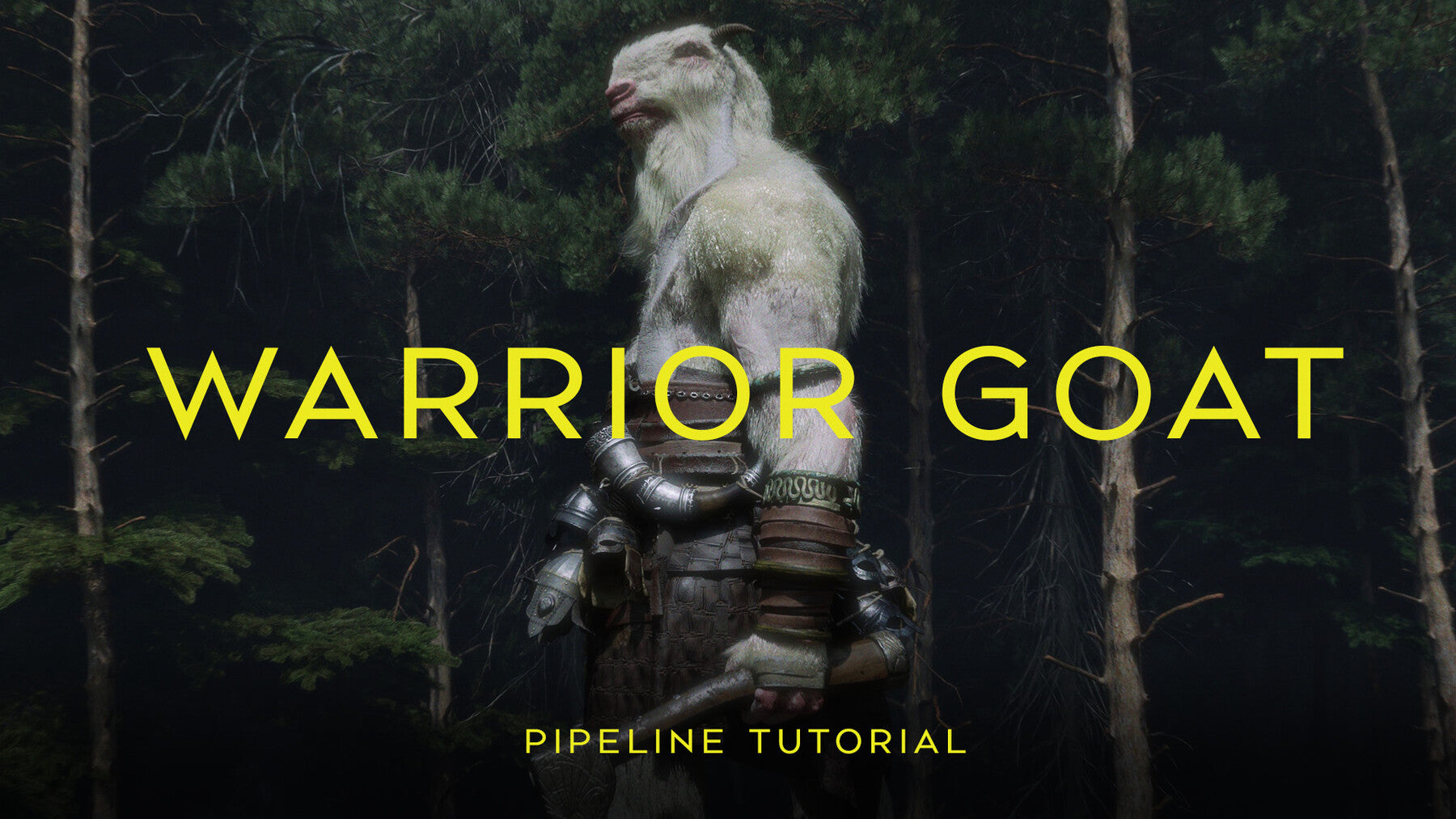 Warrior goat character design tutorial